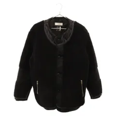 FACETASM (ファセッタズム) 19AW ZIPPER SHERPA QUILTED LINER JACKET キルティングボアライナー ジップアップジャケット ブラック PIPPA-JK-M06のサムネイル
