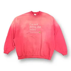 VETEMENTS NOT DOING SHIT TODAY SWEATSHIRT UE63CN160P ヴィンテージ 加工 スウェット トレーナー ヴェトモン S  64841Aのサムネイル