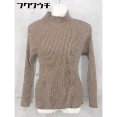 ◇ SENSE OF PLACE by URBAN RESEARCH リブ 長袖 カットソー サイズF ベージュ系 レディース 【1105100012850】