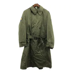 50年代 米軍実物 U.S.ARMY M-1950 オーバーコート ヴィンテージ ミリタリー オリーブ (メンズ R-M) 中古 古着 Q0555