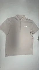 THE NORTH FACE(ザ・ノース・フェイス) 夏 メンズ 登山ウェア ハーフジップ トップス 半袖 Tシャツ L サイズ