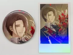 【中古】グッズセット 加賀美ハヤト 缶バッジ＆チェキ風カード 「バーチャルYouTuber にじさんじ 加賀美ハヤト 誕生日2024」