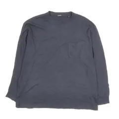 定価28600円 22AW ウール天竺長袖クルー（navy） サイズ3 ウール天竺 長袖クルー | COMOLI(コモリ) / トップス カットソー