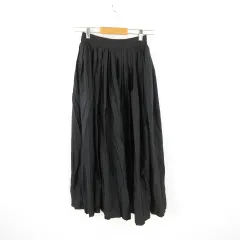 ノスタルジア ＆.NOSTALGIA  フレアスカート ロング 黒 S *A770