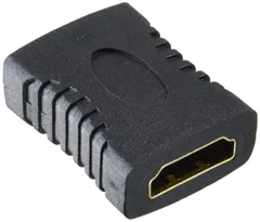 【迅速発送】エレコム HDMI (メス) - HDMI (メス) 延長コネクタ 4K×2K対応 ブラック AD-HDAAS01BK