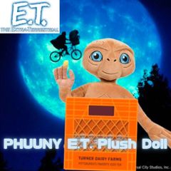 E.T. プラッシュ ドール PHUNNY 【Kidrobot】 Official The Extra-Terrestrial ライセンス ぬいぐるみ イーティー 映画