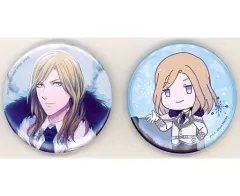 【中古】バッジ・ピンズ カミュ 缶バッジ2個セット 「ブロッコリーくじ うたの☆プリンスさまっ♪ Ice Crystal Ver.」 D賞