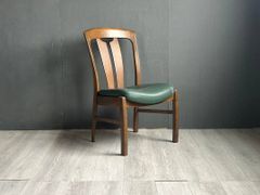 ②カリモク　karimoku グリーン　ダイニングチェア　オールドカリモク　IZ