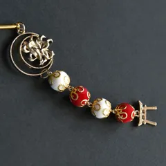 かんざし【九尾の狐】★ハンドメイド 簪 ヘアーアクセサリー 和風