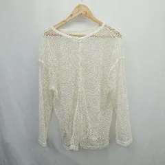 ◇ ⊂ niko and … ニコアンド 2WAY 長袖 メッシュ カーディガン サイズF アイボリー レディース E  【1505290026543】