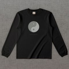 和柄スウエット　小紋 ななつ星 -墨・円- ［長袖］