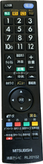 MITSUBISHI 液晶テレビリモコン RL20102 三菱 remotecontroller