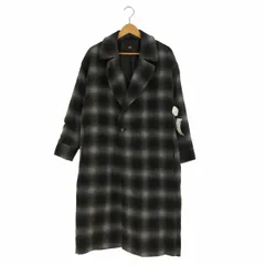 ハレ HARE ウールポリ チェック チェスターコート メンズ JPN：S のサムネイル