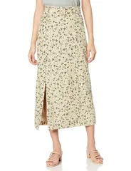 00_イエロー [スナイデル] Sustainaバリエプリントナロースカート SWFS234097 レディース YEL