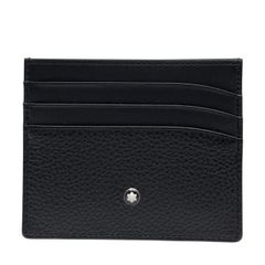 【未使用】MONTBLANC モンブラン カードケース パスケース 名刺入れ コンパクト レザー ブラック