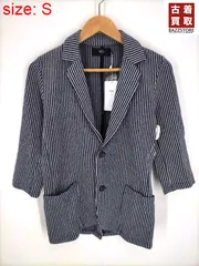 アズールバイマウジー AZUL by moussy STRIPE 3/4 SLEEVE EASY JACKET メンズ  Sのサムネイル