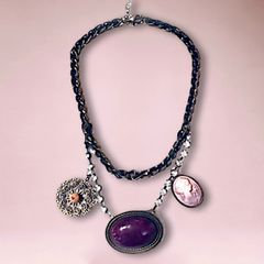 Hagan 志野はがん先生 ロングネックレス 芸術 アクセサリー - メルカリ