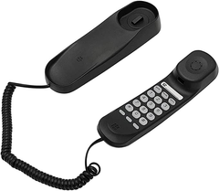 Gtwoilt TC-990 電話機 親機のみ シンプルフォン ホーム電話機 ホテルの電話機 壁掛け対応 ミュート/一時停止/リダイヤル機能付き（黒い） ::84181
