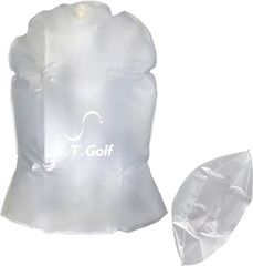 STGolf Safety Guard Golf Bag Cover, Golf Travel Cover for Golf Bags and Caddy Bags, Water-Repellent, Damage Prevention, Club Protection, Delivery (Clear)