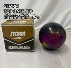 ☆STORM TOP GATE 15P Bowling Ball - Beginner to Intermediate Level - 2-3 ONZ Specification - Used for 30 Games - Surface Treated - For Sports and Leisure Use