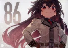 [중고] 포스터 A3 클리어 포스터 프레데리카 로젠 폴트 [추첨 당당 86-에이티식스- 온라인 복권 2022 가을] B-3 상