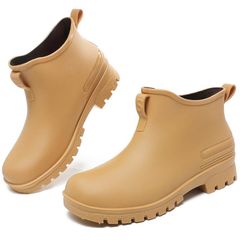 【特価商品】ショート レインシューズ 防水 雨靴 ラバーブーツ レディース ショートブーツ 梅雨対策 滑り止め 通勤 レインブーツ おしゃれ 軽量 柔らかい きれい [ziitop] 晴雨兼用 Rain Boots 履きやすい