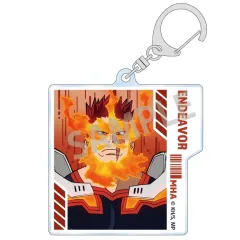 【中古】キーホルダー エンデヴァー 「僕のヒーローアカデミア トレーディングアクリルキーホルダーvol.2/7期」