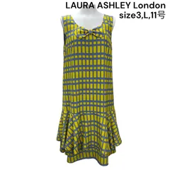 □ローラアシュレイ ロンドン LAURA ASHLEY ワンピース ロング ノースリーブ 3、L、11号 レディース S5S759
