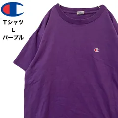 Champion  チャンピオン Tシャツ  パープル　メンズ　L 目付き