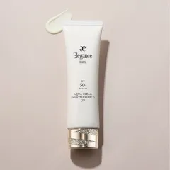 エレガンス アクアクリア スムースシールド UV  フェイス デコルテ用日やけ止め メイクアップベース