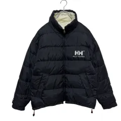 【HELLY HANSEN】 リバーシブル ロゴ刺繡ダウンジャケットS-2712