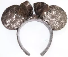 【中古】アクセサリー(非金属) ミニーマウス スパンコールカチューシャ(シルバー) 「ディズニー」 東京ディズニーリゾート限定