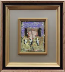 百瀬智宏【水無月の蝉時雨】希少画集画、状態良好、新品高級額装付