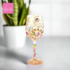 Lolita ワイングラス Queen For A Day 22.4cm 一日女王様 | かわいい おしゃれ ポップ モダン デザイン食器 アート ロリータ･ヤンシー 正規輸入品