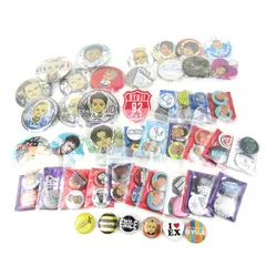 缶バッジ 46点セット 三代目 J Soul Brothers EXILEなど LDH グッズ まとめて 大量 レディース 【中古】