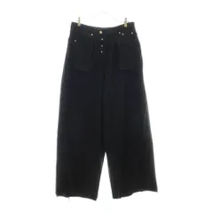 【未使用タグ付き】VETEMENTS ヴェトモン 501レザーパッチデニムパンツ Thug Club - 【25AW】TC レザー ウォッシング デニム パンツ