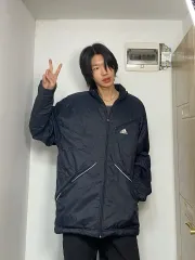 90s adidas(アディダス) 厚手 ウインドブレーカー ジャンパージャケット xl