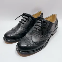 未使用に近い〇 REGAL リーガル ドレスシューズ ウイングチップ 22.5 革靴 ブラック 黒