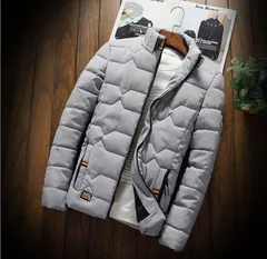 中綿入りジャケット メンズ コート 秋冬 アウター  厚手 カジュアル 防寒 あったか 無地 シンプル 通勤 通学 ビジネス オフィスswg27