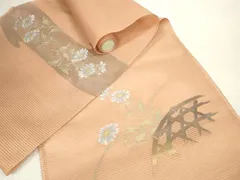 絽綴れ　夏帯　金糸銀糸　未仕立て　反物　正絹 絽綴れ 夏帯 金糸銀糸 未仕立て 反物 正絹