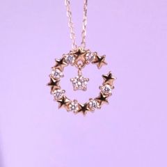 K18 惑星 星 ダイヤモンド ネックレス - Jewelry Cocoro - メルカリ