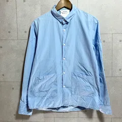 DIGAWEL ディガウェル STANDARD SHIRT 長袖 シャツ トップス バックプリント S ブルー 水色 メンズ SG236-17