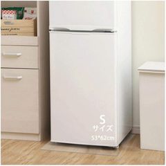 冷蔵庫マット Sサイズ 透明 床暖対応 200Lクラス適用 キズ/凹み防止 PVC