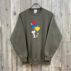 【 新品 PEANUTS ピーナッツ 】スヌーピー 裏起毛 スウェット スエット トレーナー M