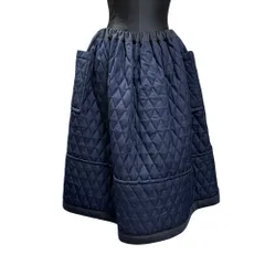 ◆未使用品◆コムデギャルソン TAO COMME des GARCONS キルティングスカート ネイビー TN-S007-051 ワンサイズ Q88227NA