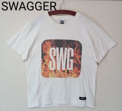 SWAGGERスワッガーTシャツ半袖ホワイトオレンジサイズM