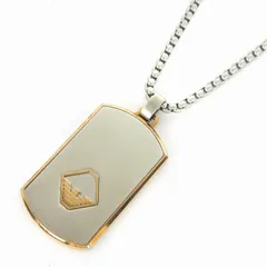 エンポリオアルマーニ EMPORIO ARMANI ネックレス ドックタグ イーグル プレート シルバーカラー アクセサリー ■SM3 ☆AA★のサムネイル