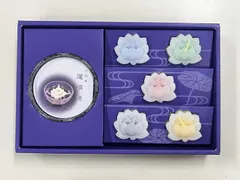 【新品未使用品】蓮模様（神仏用ロウソク）お盆・お彼岸のサムネイル