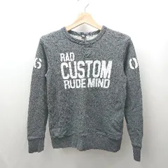 ◇ RAD CUSTOM クルーネック　キッズサイズ　クール　カジュアル 長袖 Tシャツ サイズ150 グレー系 メンズ E  【1506230030668】