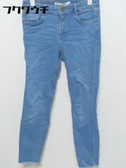 ◇ ZARA Trafaluc ザラ ウォッシュ加工 カットオフ ジーンズ デニム パンツ サイズEUR 36 USA 04 MEX 26 ブル－ レディース 【中古】 【1002800668342】